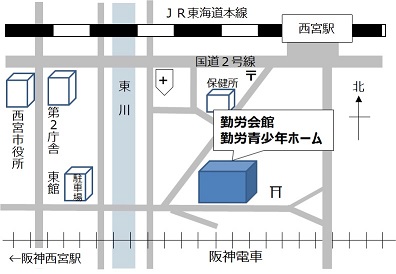 勤労福祉センター地図