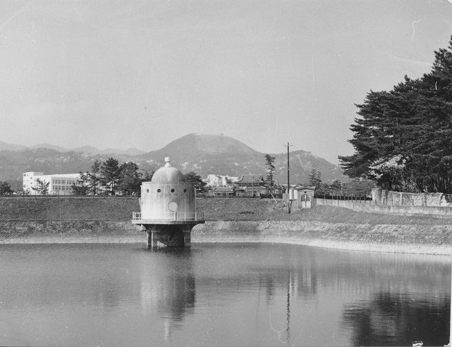 昭和30年　西宮上水道ニテコ貯水池