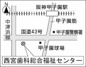 地図：休日歯科診療