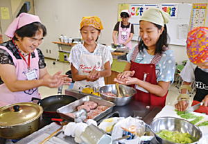 写真：こどもエコ料理教室