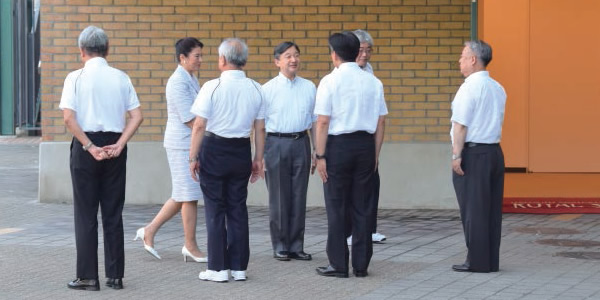 写真: ご訪問の様子