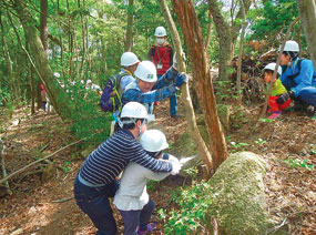 写真：保全活動