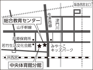 画像：会場周辺の地図