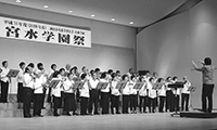 写真：宮水学園祭の様子