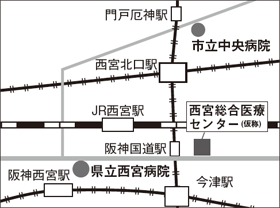 所在地の地図