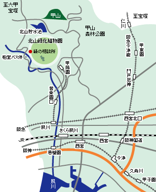 北山緑化植物園・交通アクセス画像01