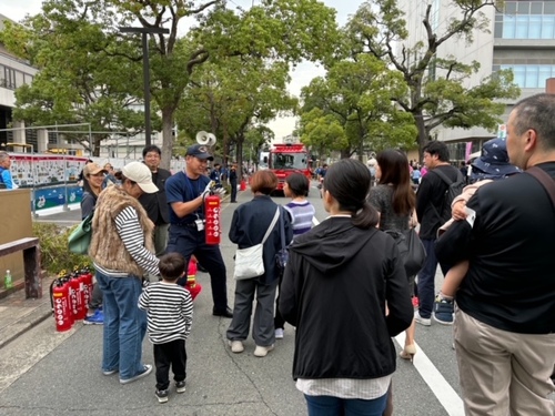 水消火器取扱訓練