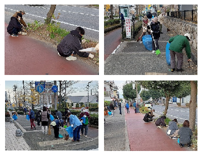 清掃の様子