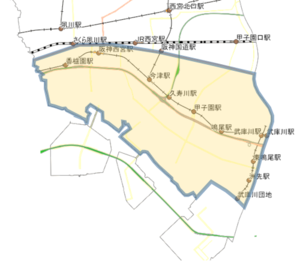 先行実施地域の地図