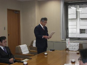 野田会長の挨拶