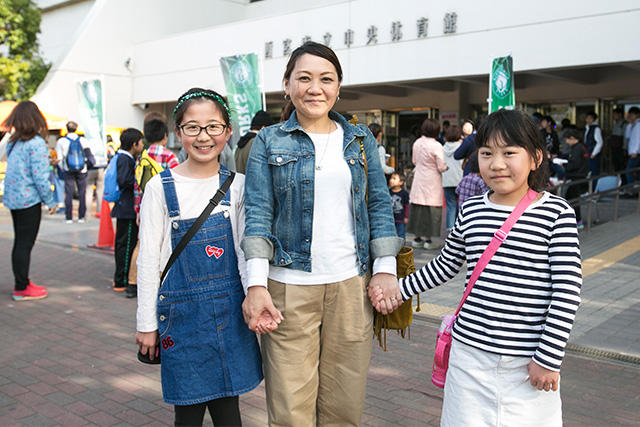 佐藤奈緒子さん、はるちゃん、ひよりちゃん