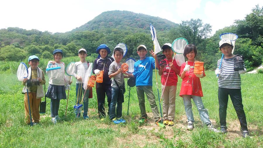 甲山で自然体験