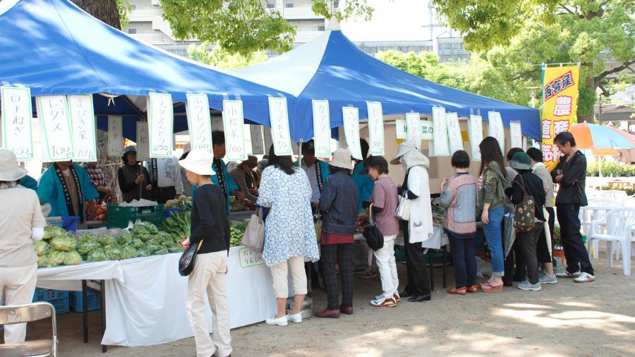 地場野菜の即売会：イメージ