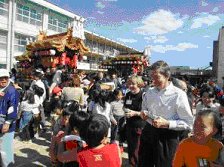 西宮神社での歓迎会2